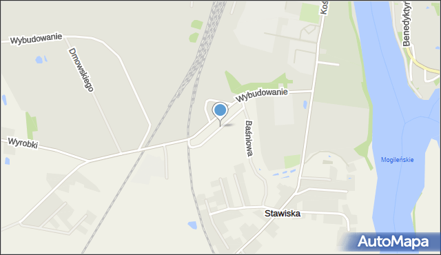 Stawiska gmina Mogilno, Wieczorynki, mapa Stawiska gmina Mogilno