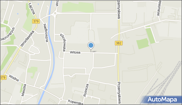 Świdnica, Witosa Wincentego, mapa Świdnicy