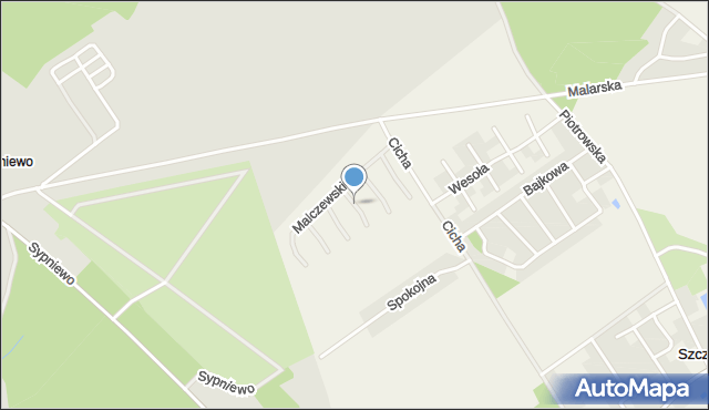 Szczytniki gmina Kórnik, Witkiewicza Stanisława Ignacego, mapa Szczytniki gmina Kórnik