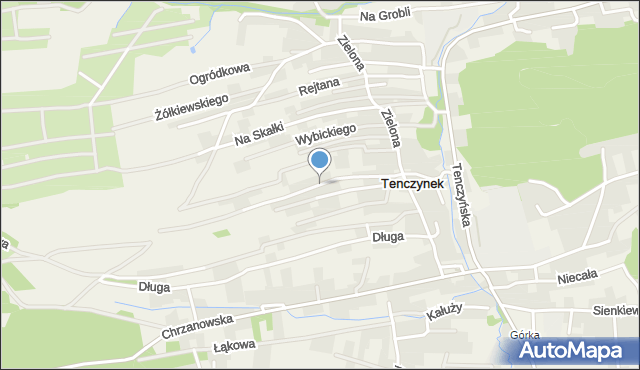 Tenczynek, Witosa Wincentego, mapa Tenczynek