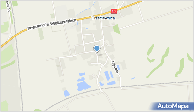 Trzeciewnica, Wichrowa, mapa Trzeciewnica