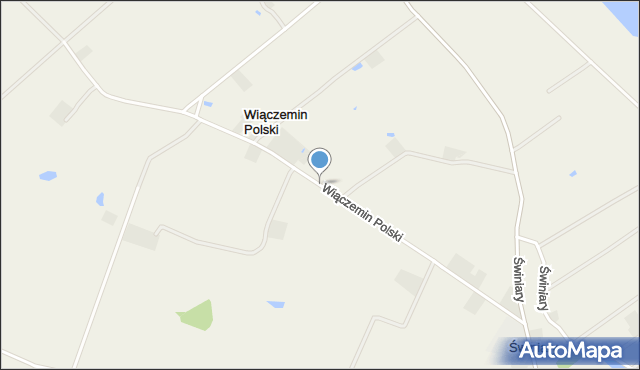 Wiączemin Polski, Wiączemin Polski, mapa Wiączemin Polski