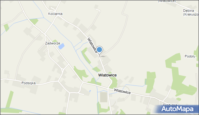 Wiatowice, Wiatowice, mapa Wiatowice