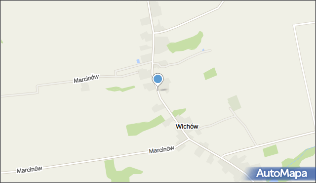 Wichów, Wichów, mapa Wichów