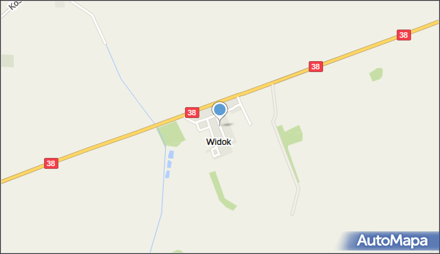 Widok gmina Głubczyce, Widok, mapa Widok gmina Głubczyce