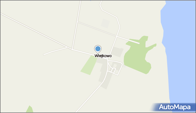 Wiejkowo, Wiejkowo, mapa Wiejkowo