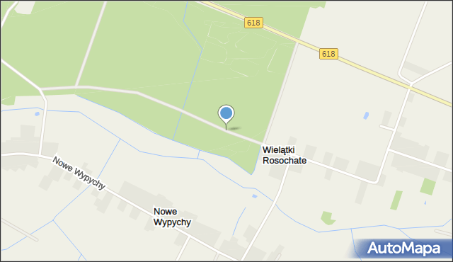 Wielątki Rosochate, Wielątki Rosochate, mapa Wielątki Rosochate