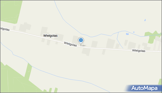 Wielgolas gmina Obryte, Wielgolas, mapa Wielgolas gmina Obryte