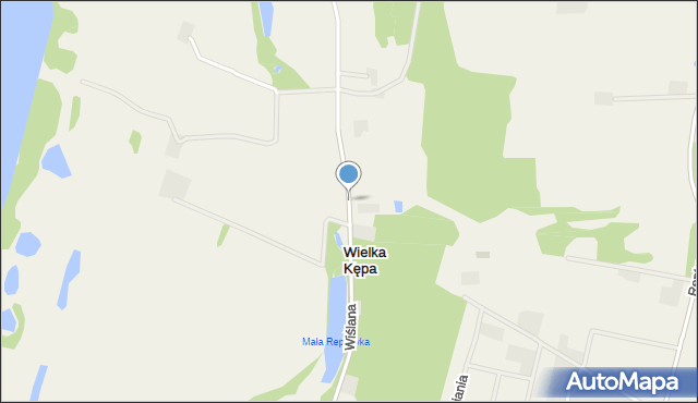 Wielka Kępa, Wielka Kępa, mapa Wielka Kępa