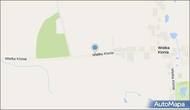 Wielka Klonia, Wielka Klonia, mapa Wielka Klonia