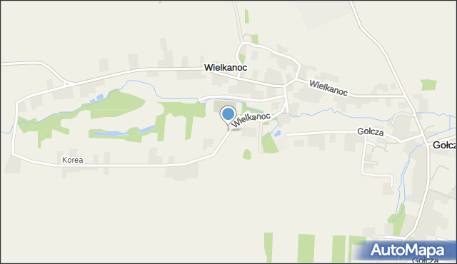 Wielkanoc, Wielkanoc, mapa Wielkanoc