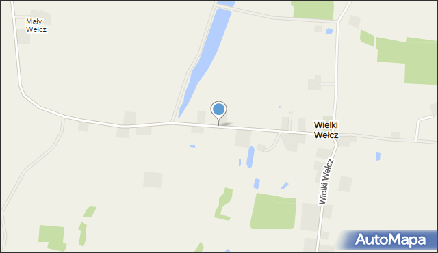 Wielki Wełcz, Wielki Wełcz, mapa Wielki Wełcz