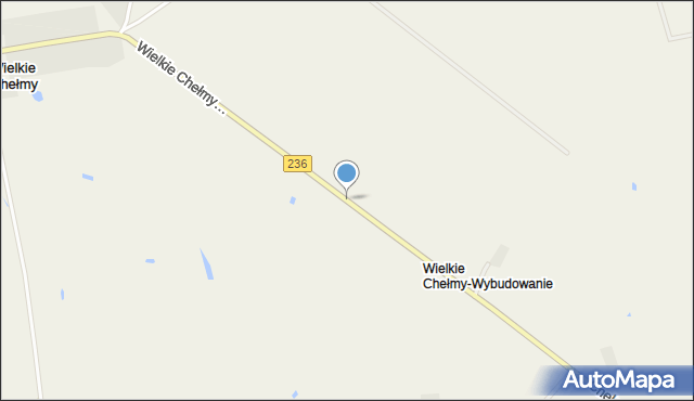 Wielkie Chełmy, Wielkie Chełmy-Wybudowanie, mapa Wielkie Chełmy