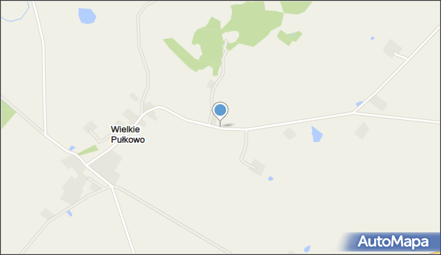 Wielkie Pułkowo, Wielkie Pułkowo, mapa Wielkie Pułkowo