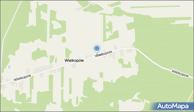 Wielkopole gmina Ręczno, Wielkopole, mapa Wielkopole gmina Ręczno