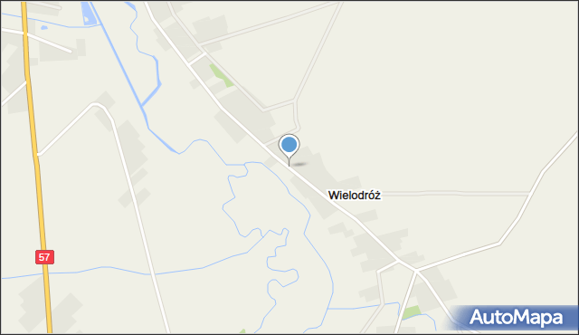 Wielodróż, Wielodróż, mapa Wielodróż