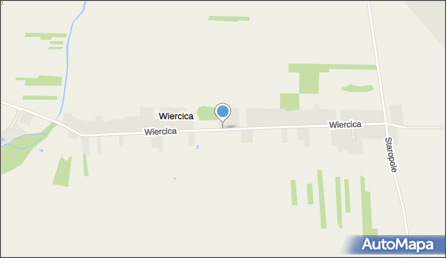 Wiercica, Wiercica, mapa Wiercica