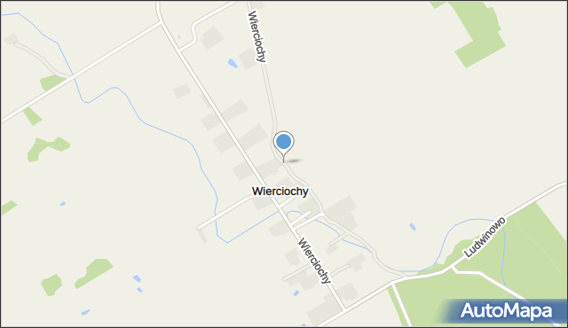 Wierciochy, Wierciochy, mapa Wierciochy