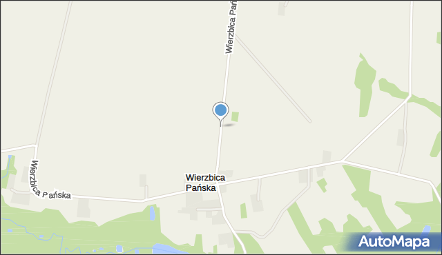 Wierzbica Pańska, Wierzbica Pańska, mapa Wierzbica Pańska