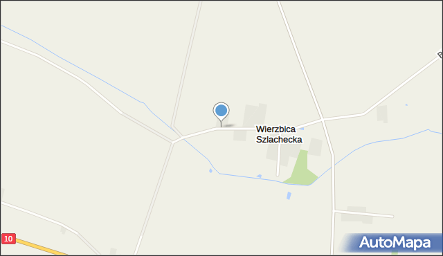 Wierzbica Szlachecka, Wierzbica Szlachecka, mapa Wierzbica Szlachecka