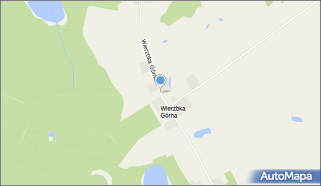 Wierzbka Górna, Wierzbka Górna, mapa Wierzbka Górna