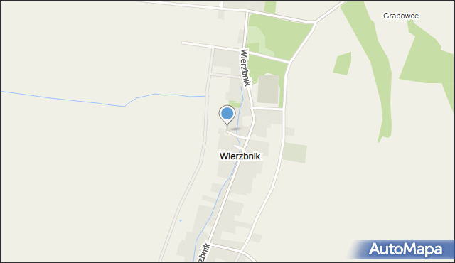 Wierzbnik gmina Grodków, Wierzbnik, mapa Wierzbnik gmina Grodków