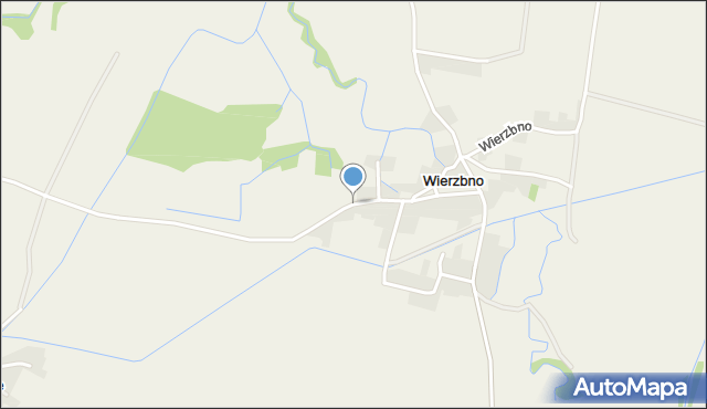 Wierzbno gmina Otmuchów, Wierzbno, mapa Wierzbno gmina Otmuchów