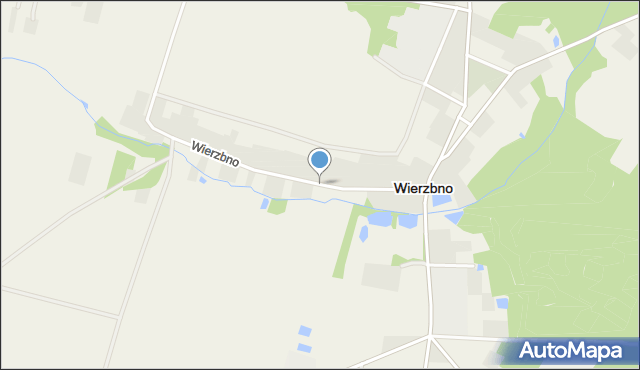 Wierzbno powiat węgrowski, Wierzbno, mapa Wierzbno powiat węgrowski