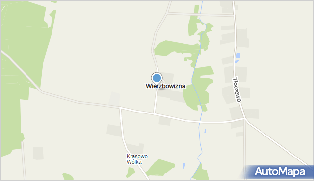 Wierzbowizna, Wierzbowizna, mapa Wierzbowizna