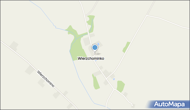 Wierzchominko, Wierzchominko, mapa Wierzchominko