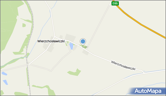 Wierzchosławiczki, Wierzchosławiczki, mapa Wierzchosławiczki