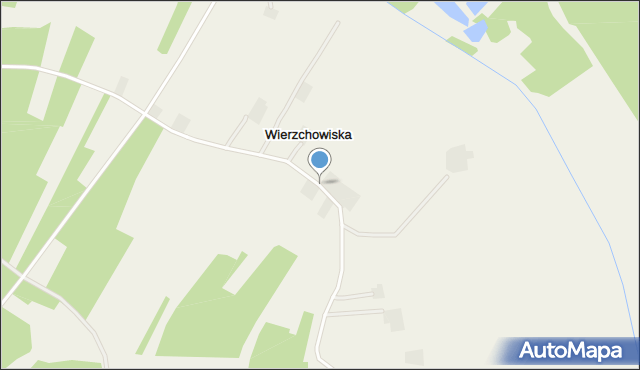 Wierzchowiska gmina Rogowo, Wierzchowiska, mapa Wierzchowiska gmina Rogowo