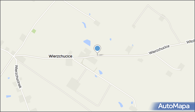 Wierzchucice gmina Sicienko, Wierzchucice, mapa Wierzchucice gmina Sicienko