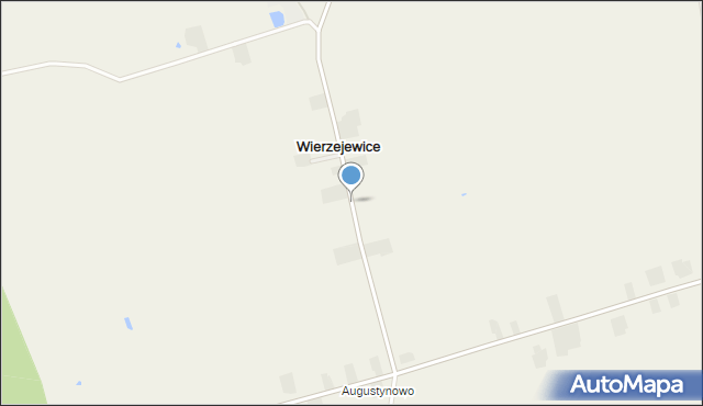 Wierzejewice, Wierzejewice, mapa Wierzejewice