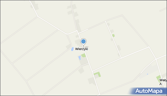 Wierzyki, Wierzyki, mapa Wierzyki