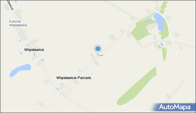 Więsławice-Parcele, Więsławice-Parcele, mapa Więsławice-Parcele