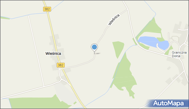 Wieśnica, Wieśnica, mapa Wieśnica