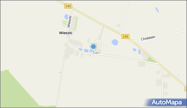 Wieszki, Wieszki, mapa Wieszki