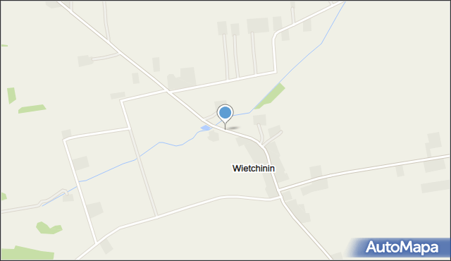 Wietchinin, Wietchinin, mapa Wietchinin