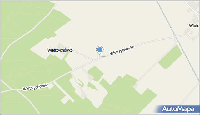 Wietrzychówko, Wietrzychówko, mapa Wietrzychówko