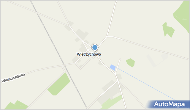 Wietrzychowo, Wietrzychowo, mapa Wietrzychowo