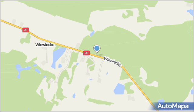 Wiewiecko, Wiewiecko, mapa Wiewiecko