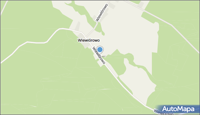 Wiewiórowo, Wiewiórowo, mapa Wiewiórowo