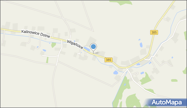 Wigańcice, Wigańcice, mapa Wigańcice