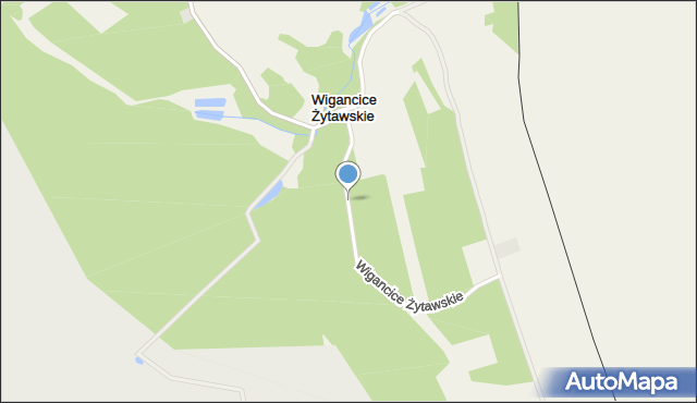 Wigancice Żytawskie, Wigancice Żytawskie, mapa Wigancice Żytawskie