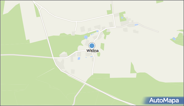 Wiklina, Wiklina, mapa Wiklina