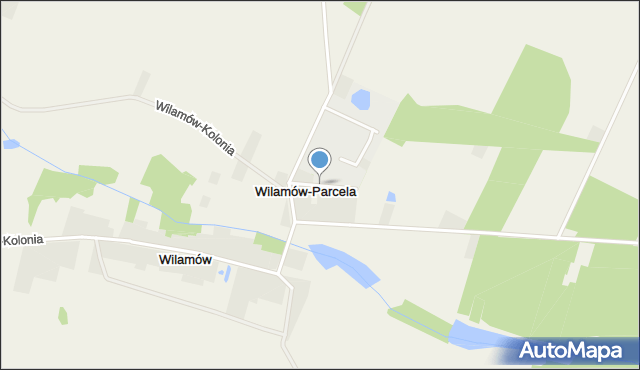 Wilamów-Parcela, Wilamów-Parcela, mapa Wilamów-Parcela