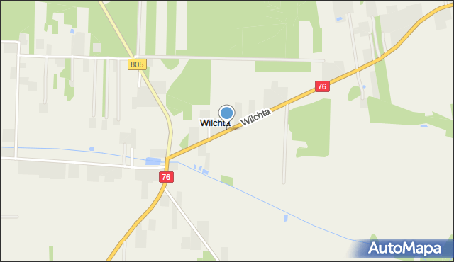 Wilchta, Wilchta, mapa Wilchta