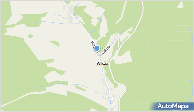 Wilcza gmina Kłodzko, Wilcza, mapa Wilcza gmina Kłodzko