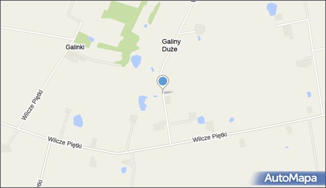 Wilcze Piętki, Wilcze Piętki, mapa Wilcze Piętki